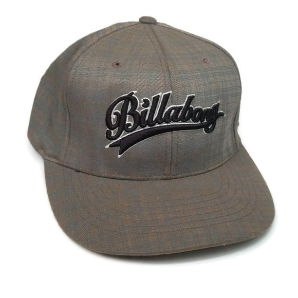 Billabong Hat Cap FlexFit Gray Embroidered Adult Men's One Size Spell Out - Picture 3 of 8